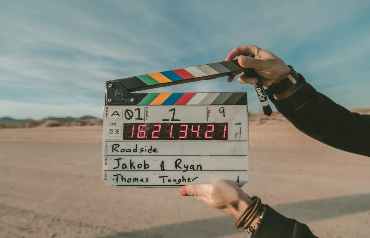 İçerik ve video prodüksiyonu için profesyonel çekim hazırlığı